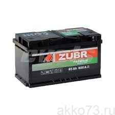 Аккумулятор 6СТ-85 ZUBR Premium низкий обр. пол