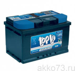 Аккумулятор 6СТ-62 TOPLA Top низкий обр.пол.