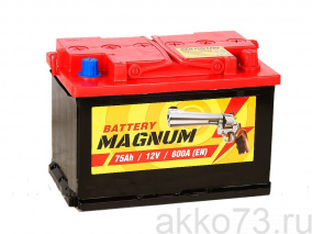 Аккумулятор 6СТ-75 Magnum обр.пол.