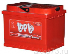 Аккумулятор 6СТ-60 TOPLA Energy прям.пол.