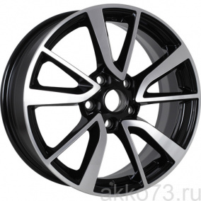 Диск КиК Nissan Qashqai KC699 7*17 5*114,3 ЕТ40 66,1 Алмаз черный (65551)