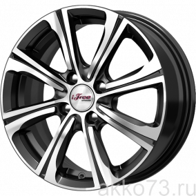 Диск iFree Апероль KC862 6*15 4*100 ET40 60,1 Блэк Джек (365803)
