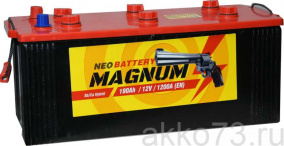 Аккумулятор 6СТ-190 Magnum рос.пол. конус