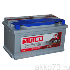 Аккумулятор 6СТ-85 MUTLU SFB низкий обр.пол. LB4.85.080.A