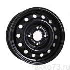 Диск 6*15 4*100 ET50 60,1 Лада Ларгус, Веста (Евродиск) Black (9304652)