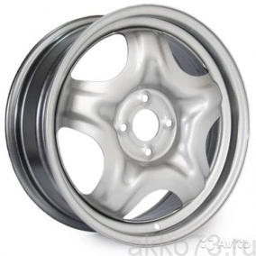 Диск 6,5*16 4*100 ET50 54,1 Киа Рио/Солярис (ТЗСК) Silver