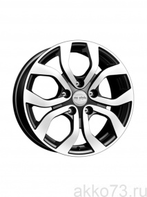 Диск iFree Nissan Terrano KC704 6,5*16 5*114,3 ET50 66,1 Алмаз черный (65851)